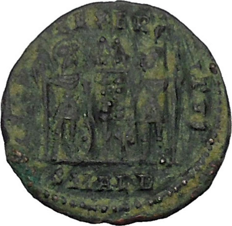 CONSTANTIUS II Constantine the Great son Ancient Roman Coin Standard i45881