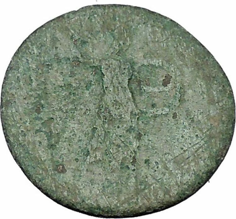 FAUSTINA II 161AD Thessaly Larissa Koinon Athena Ancient Roman Coin i47210