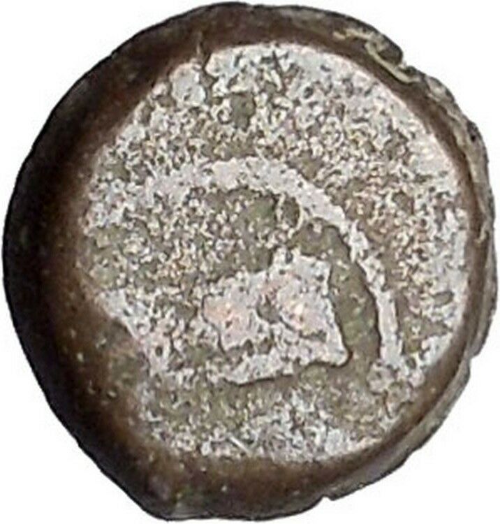 ANTIOCHOS VII Sidetes 138BC Seleukid Galley Ram Caps of Gemini Greek Coin i47233