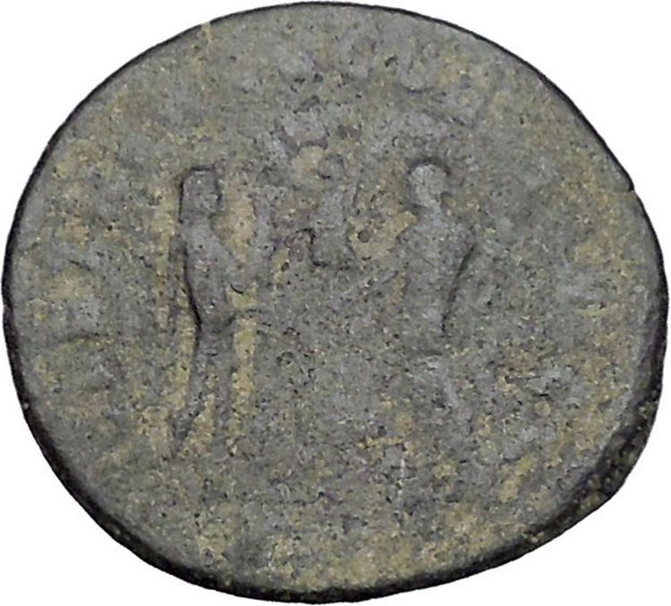 DIOCLETIAN receiving Victory on globe from JUPITER Ancient Roman Coin i47027