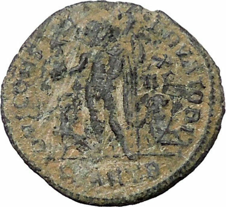 Constantine I The Great 313AD Ancient Roman Coin Jupiter Zeus Cult i47656