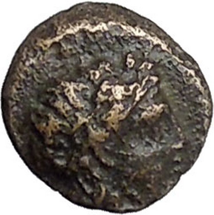 MYTILENE Lesbos Island GREEK City 440BC Apollo Bull Ancient Greek Coin i47725