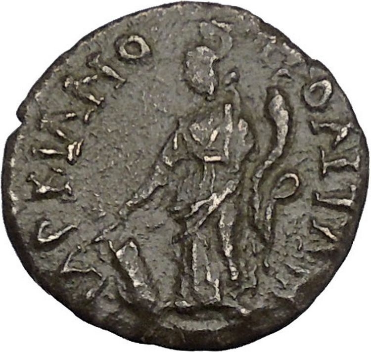 SEPTIMIUS SEVERUS Marcianopolis Moesia Ancient Roman Coin Fortuna Tyche i47929