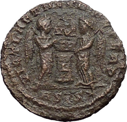 Constantine II Jr Constantine I son 319AD Ancient Roman Coin i30876 Victories