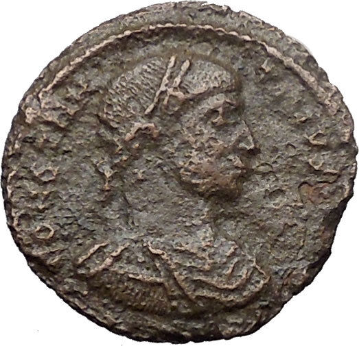 Constantine II Jr Constantine I son 319AD Ancient Roman Coin i30876 Victories