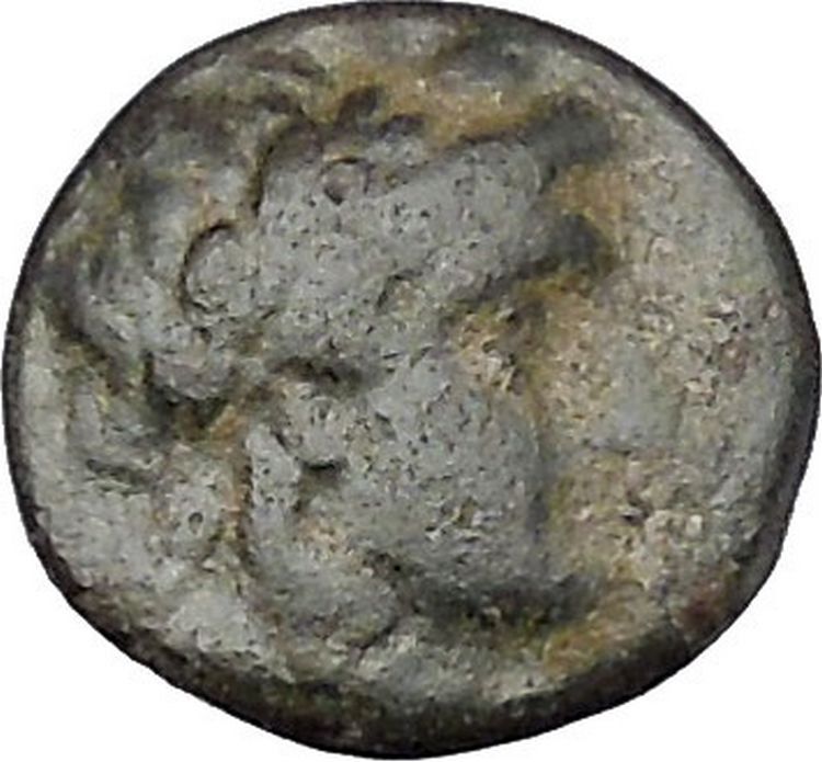 ANTIOCHOS II Theos 261BC Apollo Kithara Lyre Authentic Ancient Greek Coin i47151