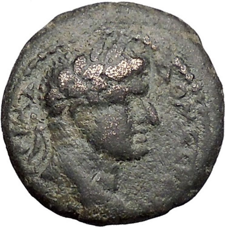 DOMITIAN Judaea Capta Caesarea Paneas 83AD Victory Nike Roman Coin Rare i47989