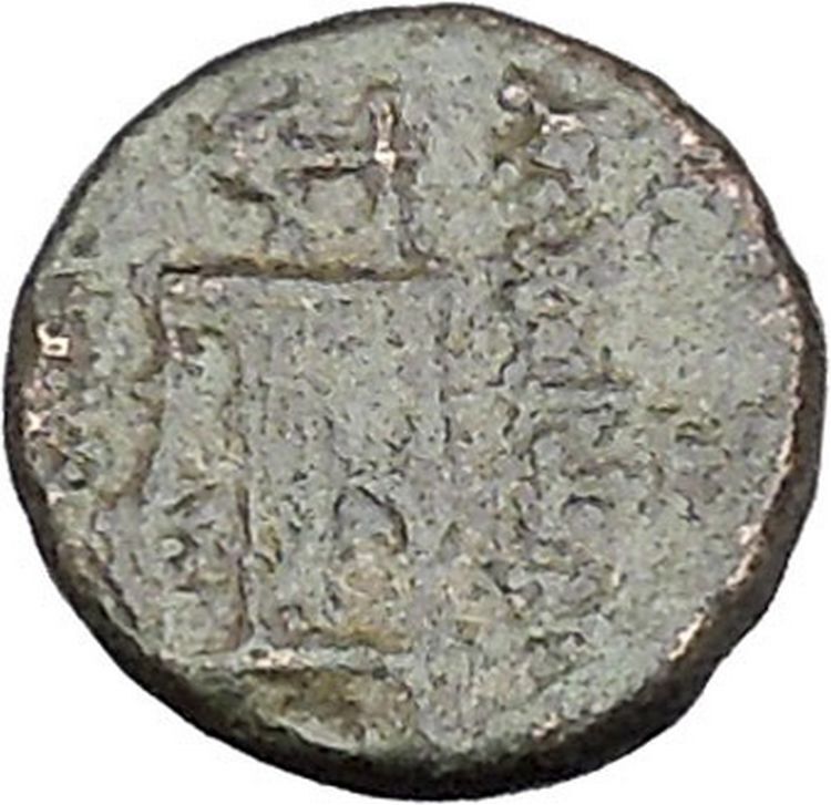 ANTIOCHOS II Theos 261BC Apollo Kithara Lyre Authentic Ancient Greek Coin i47152