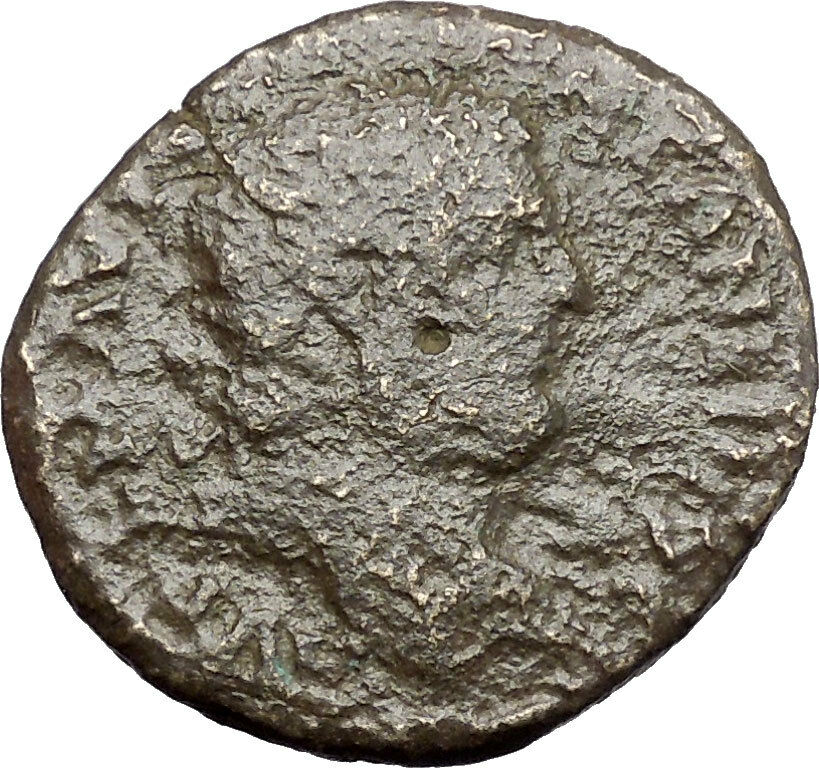 CARACALLA Serdica in Thrace Ancient Roman Coin Tyche Fortuna Luck Cult i48221