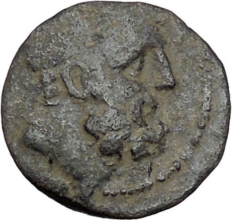 ANTIOCHOS IX KYZIKENOS 110BC Seleukid Hercules Athena Ancient Greek Coin i47325