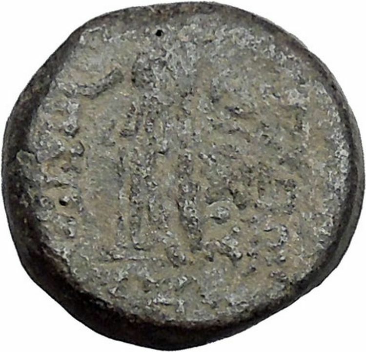 ANTIOCHOS IX KYZIKENOS 110BC Seleukid Hercules Athena Ancient Greek Coin i47325