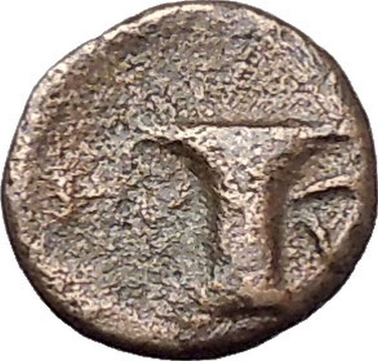 Kyme in Aeolis 350BC EAGLE & VASE on Authentic Ancient Greek Coin i48608