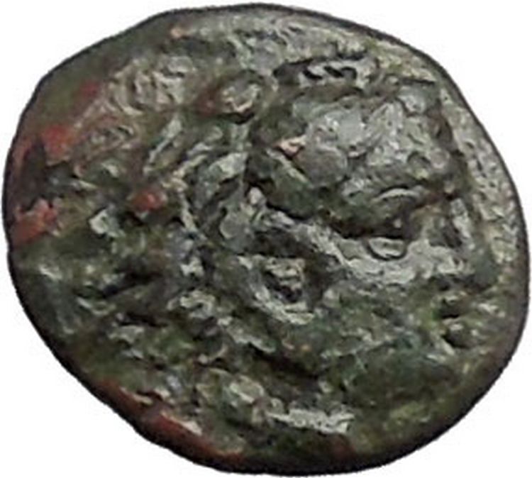 PERGAMON in MYSIA 310BC Hecules Athena Authentic Ancient Greek Coin i48667