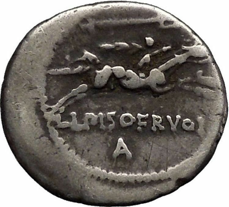Roman Republic ANONYMOUS 86BC Apollo & Zeus Horse Ancient Silver Coin i49070