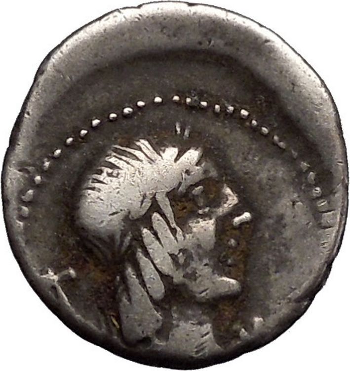 Roman Republic ANONYMOUS 86BC Apollo & Zeus Horse Ancient Silver Coin i49070