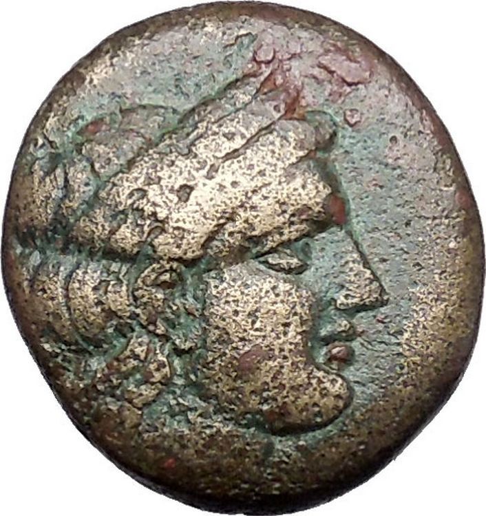 Neandreia in Troas 350BC Apollo Horse Authentic Ancient Greek Coin i49186