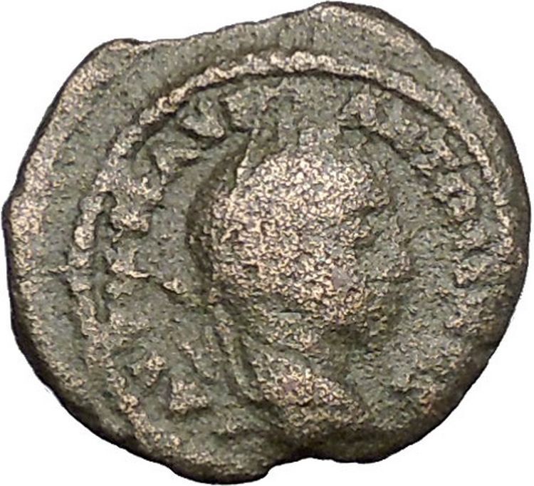 ELAGABALUS Bunch of Grapes Bacchus MARCIANOPOLIS Rare Ancient Roman Coin i49372