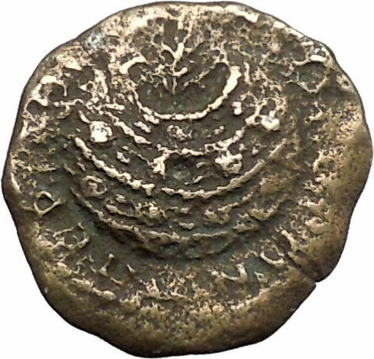 SEPTIMIUS SEVERUS Rare Ancient Roman Coin Olympic-style games prize urn i49436