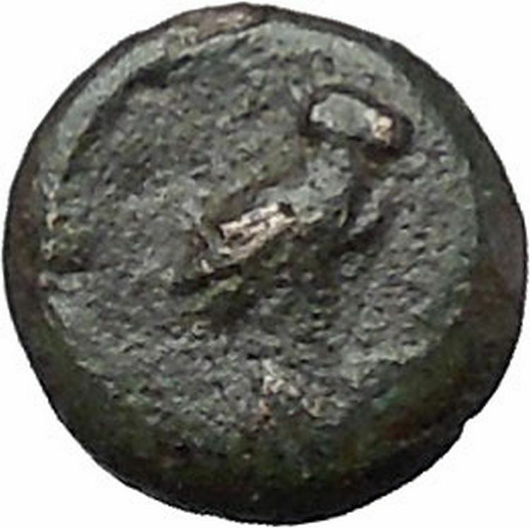 Neonteichos in Aeolis 200BC Ancient Greek Coin Athena Minerva Magic OWL i49655