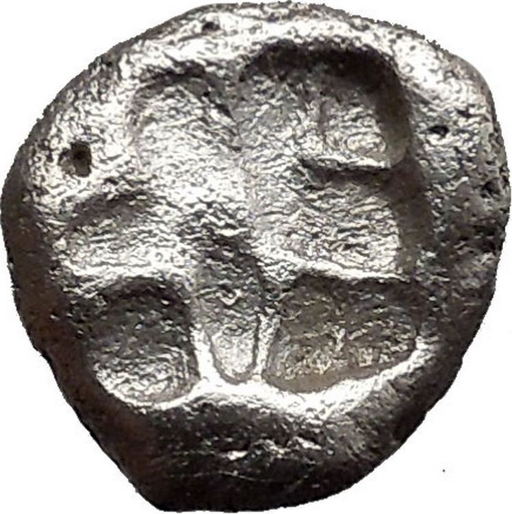 Parion in MYSIA 480BC Gargoneion Medusa Ancient Silver Greek Coin Rare i21842