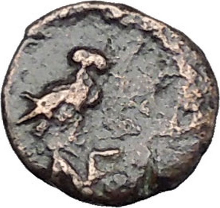 Neonteichos in Aeolis 200BC Ancient Greek Coin Athena Minerva Magic OWL i49642