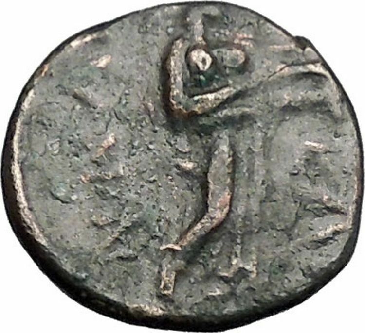 PELINNA in THESSALY 425BC Horseman Manto Authentic Ancient Greek Coin i49348