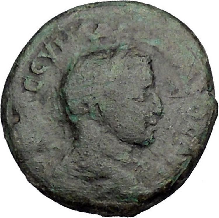 SEVERUS ALEXANDER Nicaea Bithynia LEGIONARY STANDARDS Ancient Roman Coin i48721