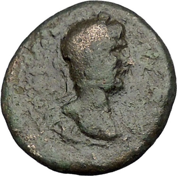 CARACALLA 198AD Coela Thrace GALLEY Ship Authentic Ancient Roman Coin i48729