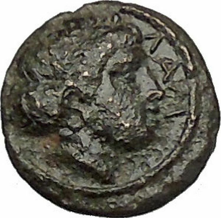 Lampsakos in Mysia 400BC Rare Ancient Greek Coin Female head Pegasus i47858