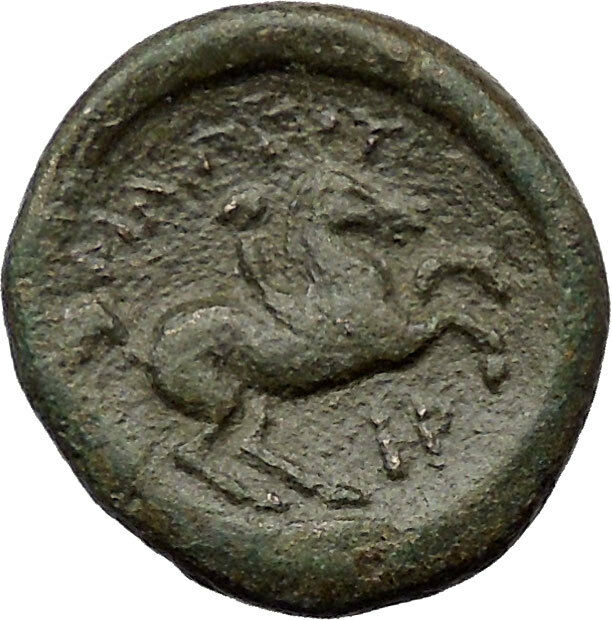 Philip II Alexander the Great Dad OLYMPIC GAMES Ancient Greek Coin Horse i31358