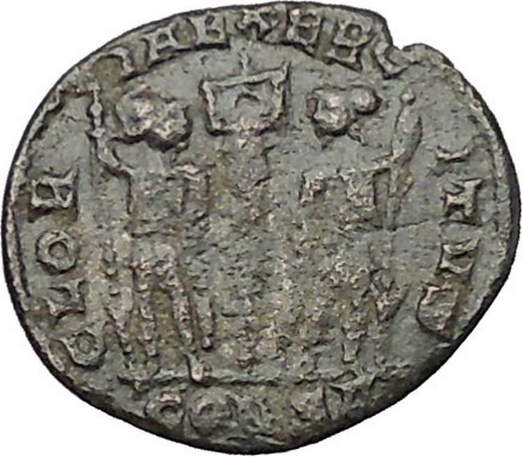 CONSTANTIUS II Constantine the Great son Ancient Roman Coin Standard i50801