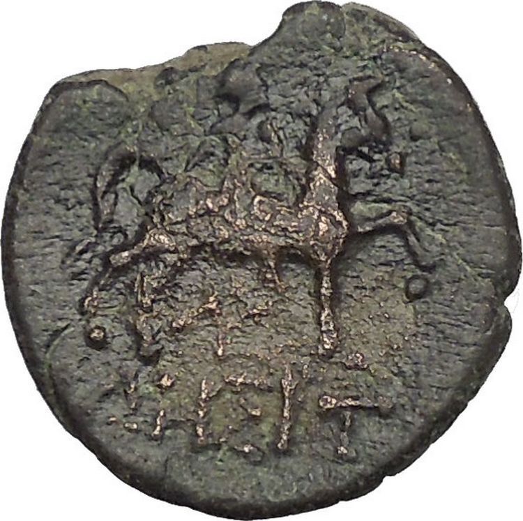 Odessos in Thrace 200BC Ancient Greek Coin Great God Heros riding Horse i51683