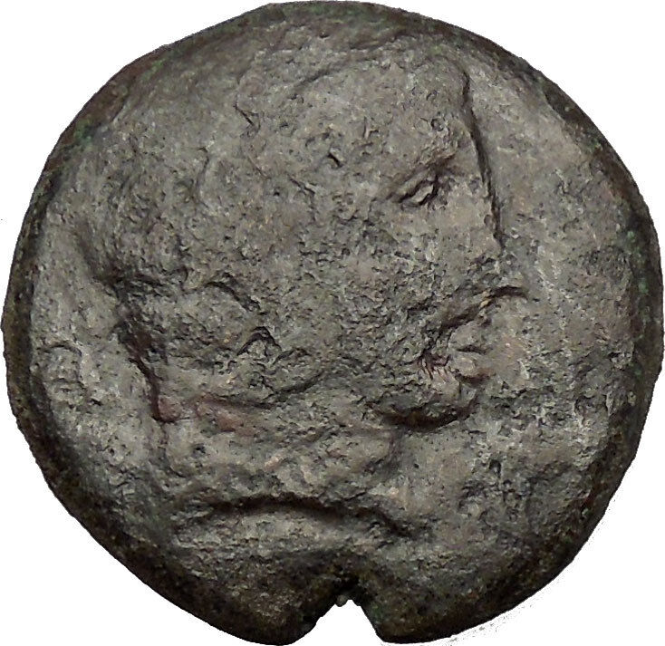 MESSANA in SICILY under the MAMERTINI 275BC Ancient Greek Coin Ares Bull i52542