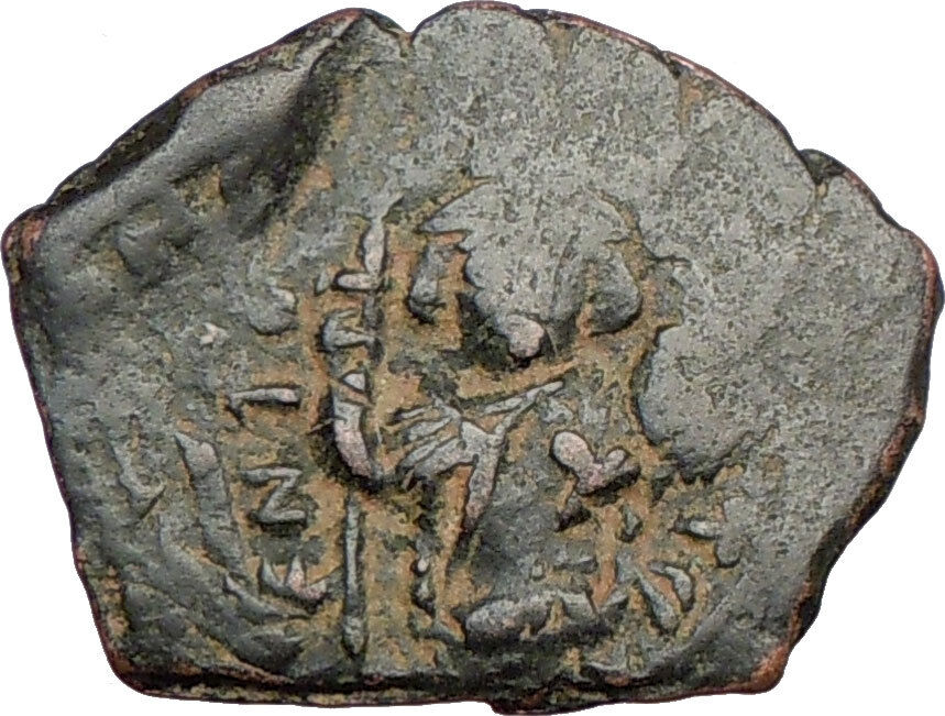 CONSTANS II 641AD Rare BYZANTINE Genuine Ancient Coin Large m i23265