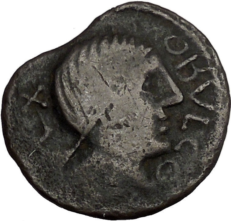 OBULCO in IBERIA Spain 2nd Century BC Authentic Ancient Greek Coin Rare i52692