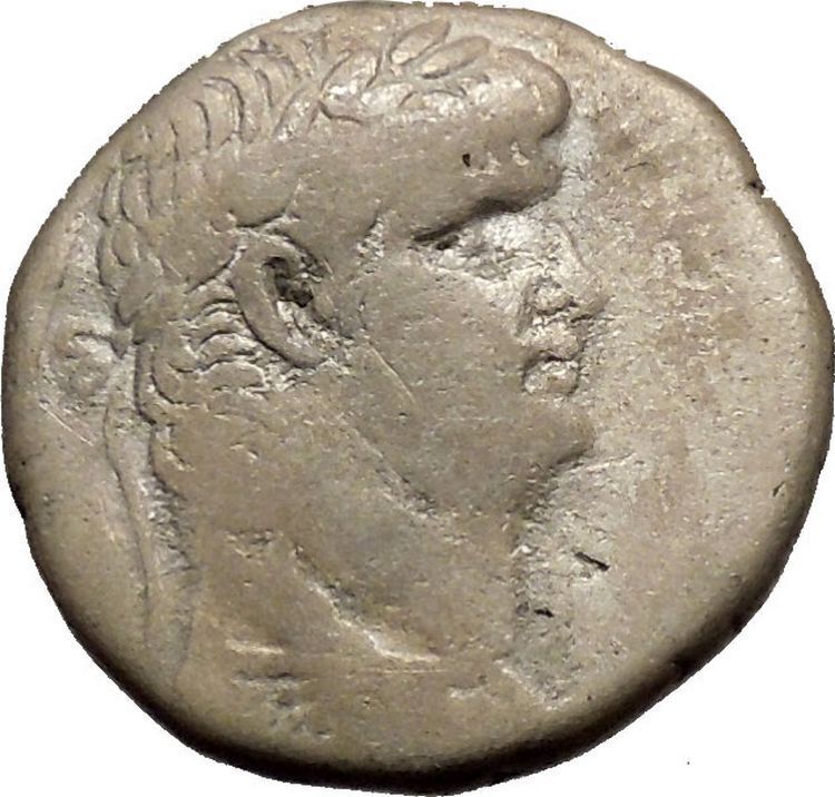 NERO 72AD Antioch Tetradrachm Large Ancient Silver Roman Coin Eagle i52641