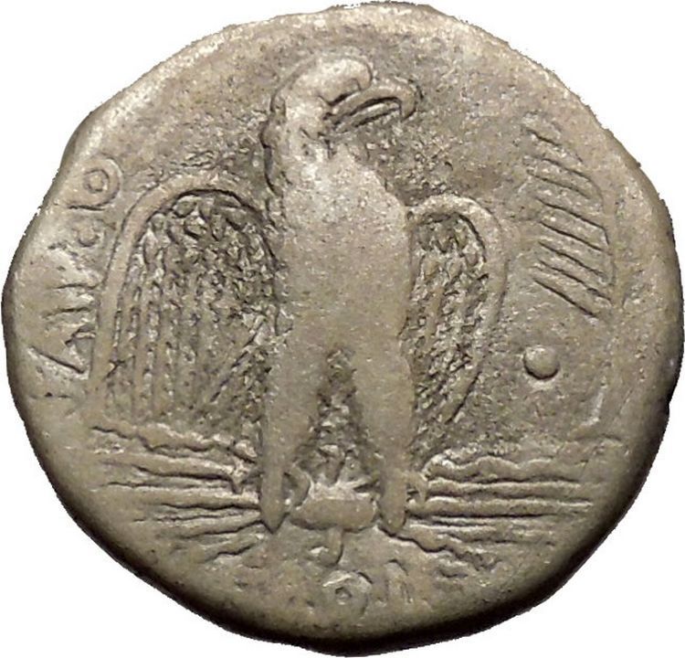 NERO 72AD Antioch Tetradrachm Large Ancient Silver Roman Coin Eagle i52641