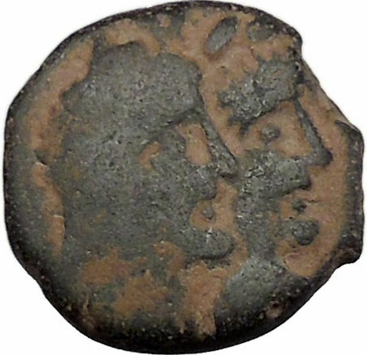 King Rabbel II Gamilat Arab Caravan Kingdom of Nabataea 101AD Greek Coin i50412