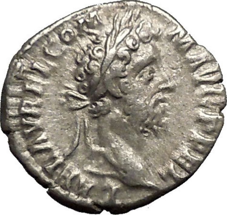 Commodus son of Marcus Aurelius Silver Ancient Roman Coin Victory Cult i52927