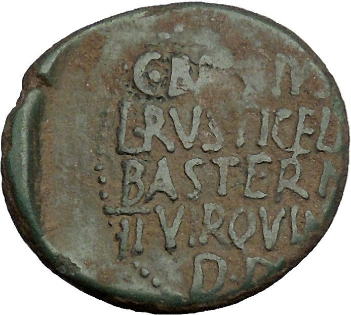 TIBERIUS 14AD Pella Macedonia Authentic Biblical Times Ancient Roman Coin i52691