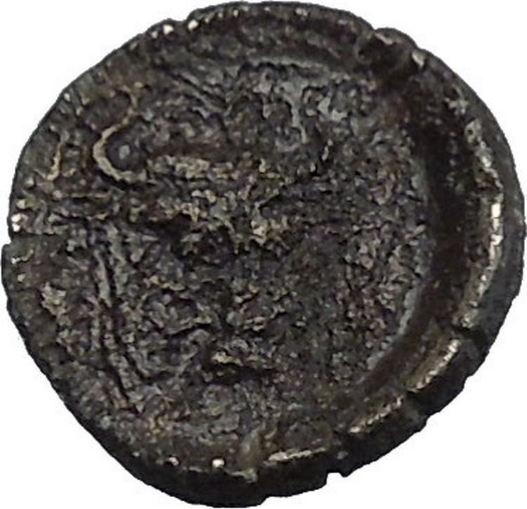 Histiaia in Euboia 338BC Nymph & Cow Genuine Authentic Ancient Greek Coin i50357