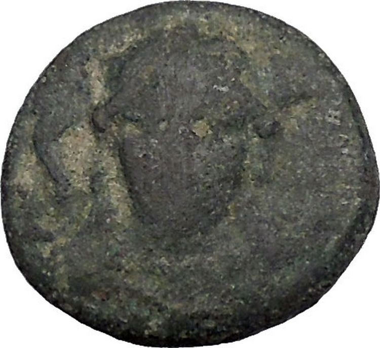 SIDE in PAMPHYLIA 2-1CnBC Athena Authentic Ancient Greek Coin Pomegranate i50382