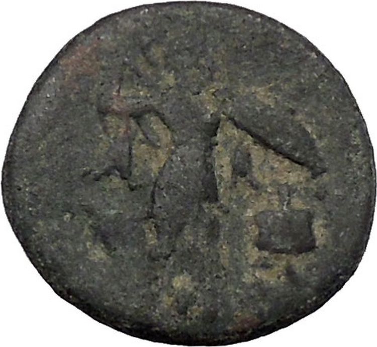 SIDE in PAMPHYLIA 2-1CnBC Athena Authentic Ancient Greek Coin Pomegranate i50382