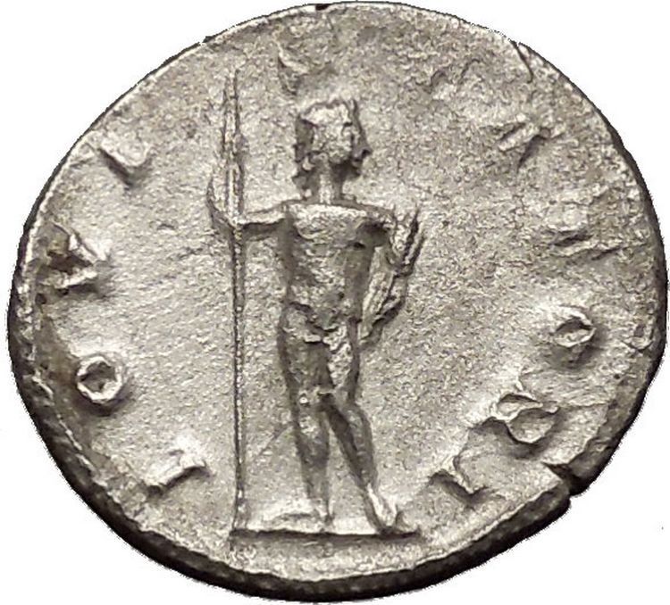 Gordian III 241AD Silver Authentic Ancient Roman Coin Zeus Jupiter Cult i53193