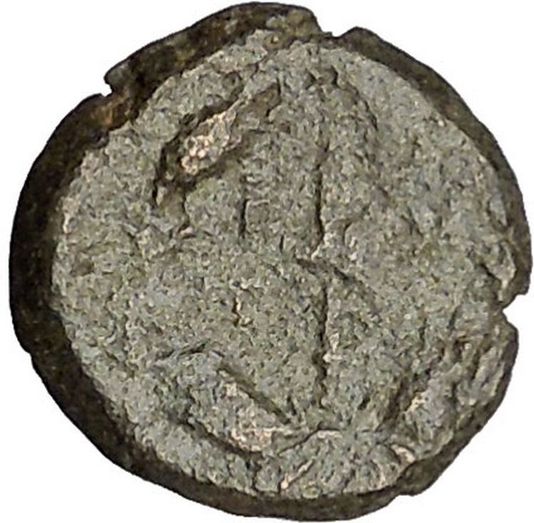 ELAIA in AEOLIS 2-1CenBC Demeter Torch Authentic Ancient Greek Coin i51991