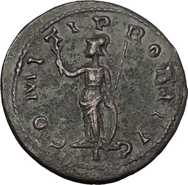 PROBUS 281AD Dotted legend Authentic Rare Ancient Roman Coin Minerva i51080