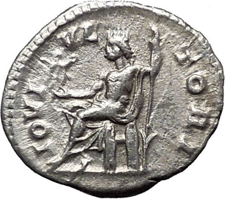 SEVERUS ALEXANDER 225AD Silver Ancient Roman Coin Jupiter Zeus Cult i49917