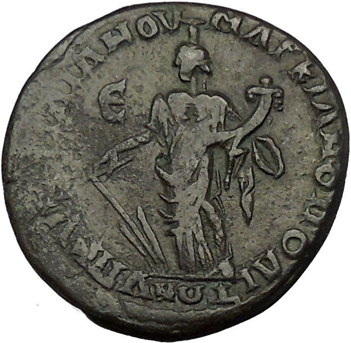 CARACALLA and JULIA DOMNA 198AD Marcianopolis Tyche Ancient Roman Coin i53847