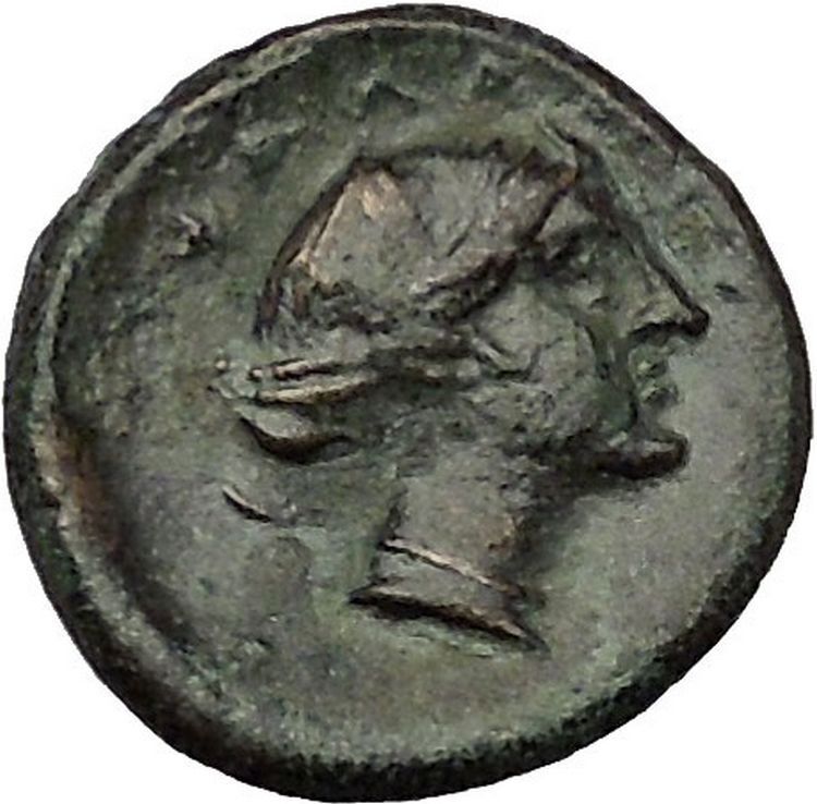 Phalanna in Thessaly 3-2CenBC Ares Nymph Authentic Ancient Greek Coin i53306