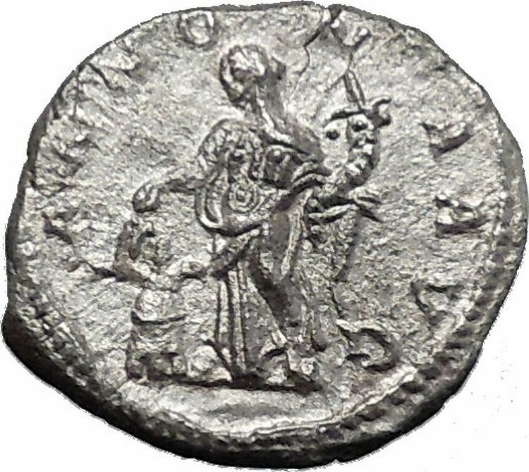 SEVERUS ALEXANDER 226AD Silver Ancient Roman Coin ANNONA Wealth i49860